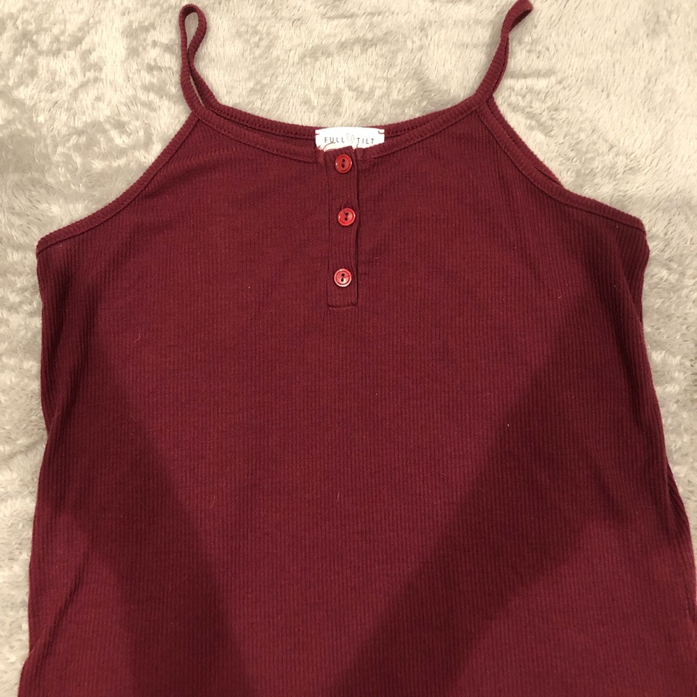 full rilt half button tank top xl